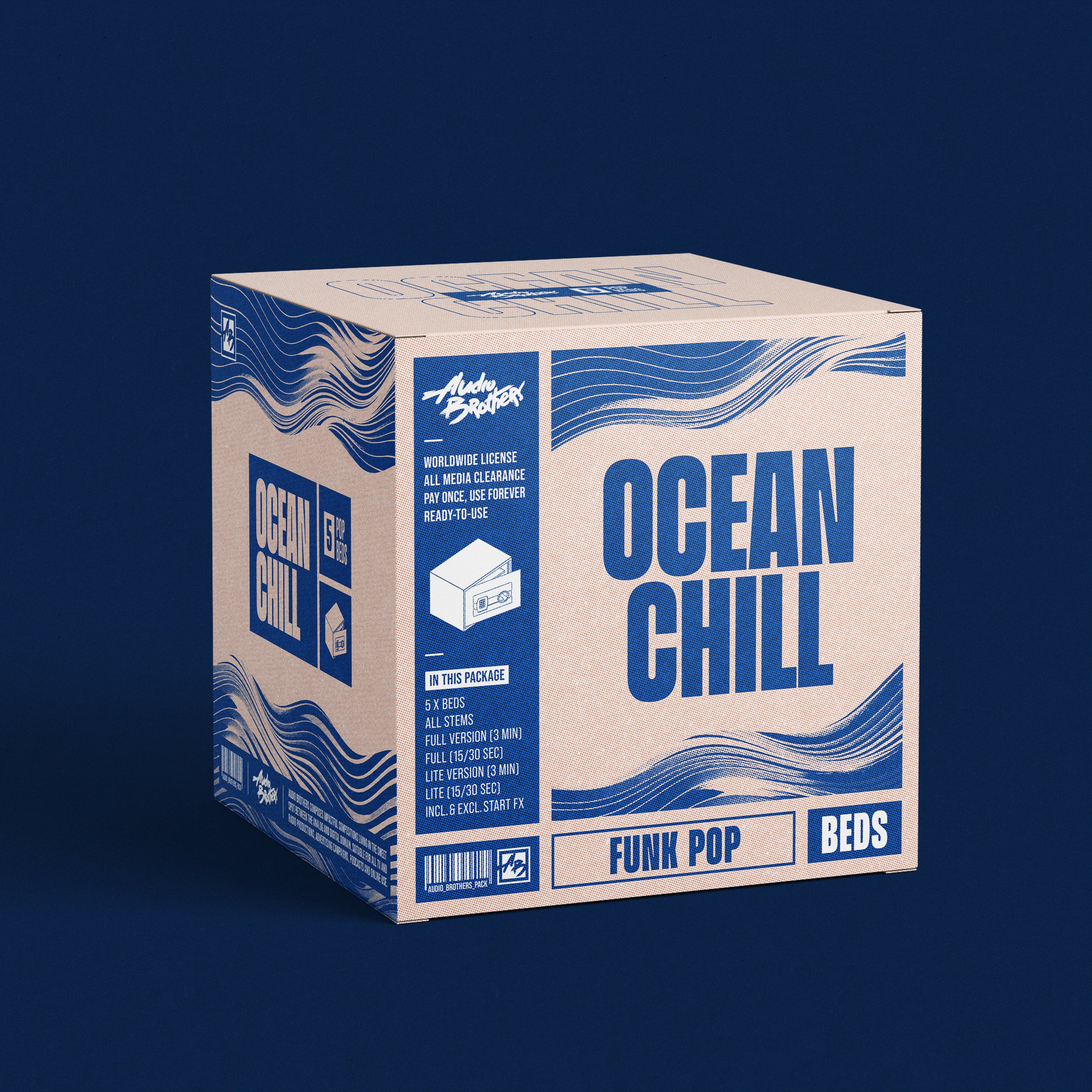 Ocean Chill Audio Brothers Music Beds for Radio Imaging Production