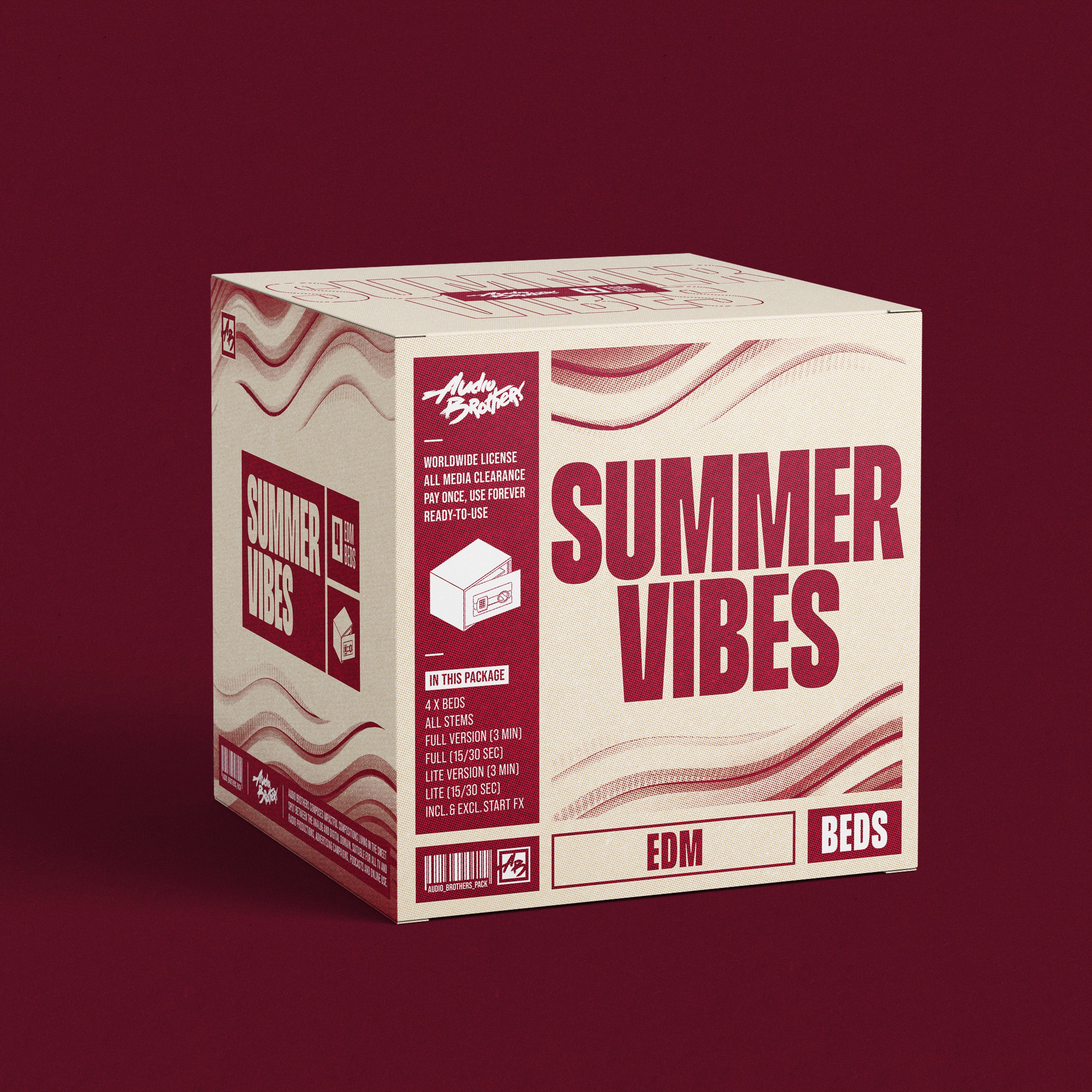 Summer Vibes Audio Brothers Music Beds for Radio Imaging Production