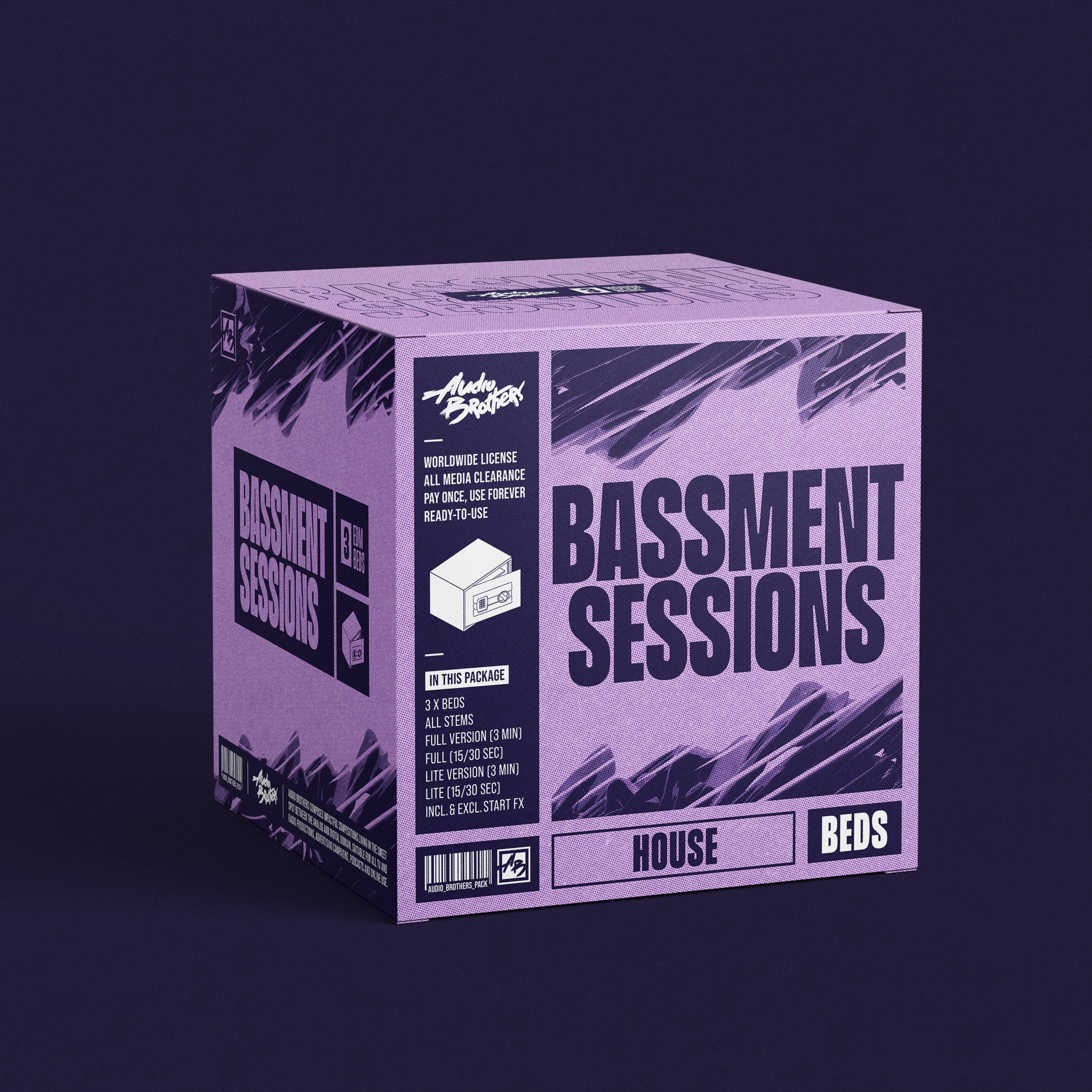 Bassment Sessions Audio Brothers Music Beds for Radio Imaging