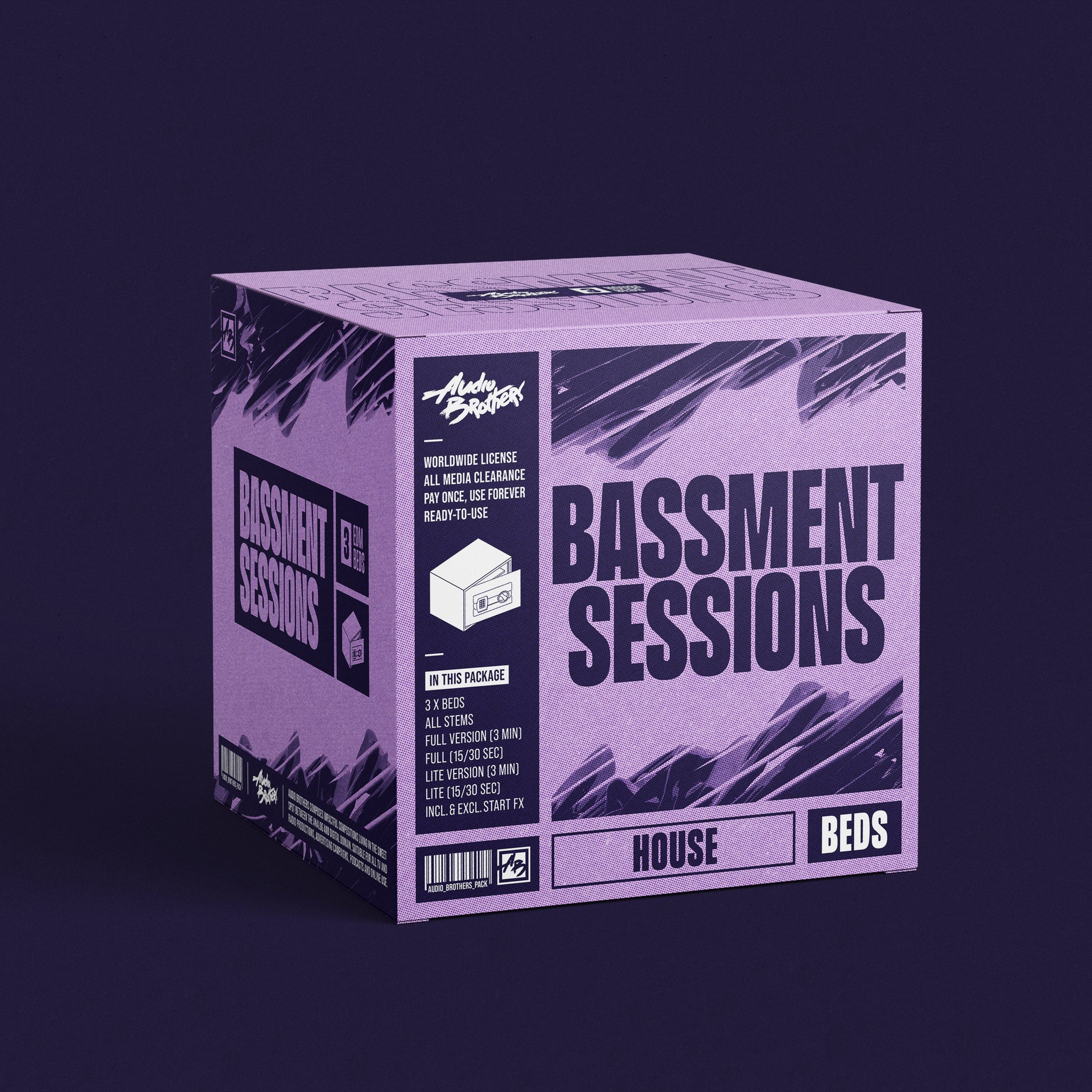 3x Music Beds (House) - Bassment Sessions