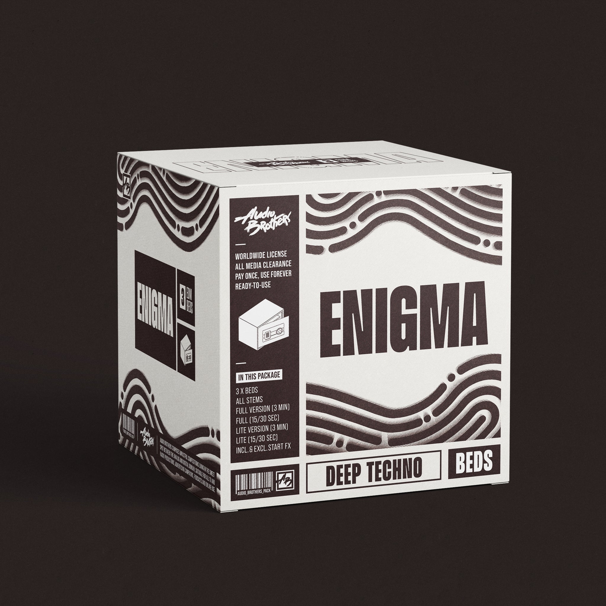 3x Music Beds (Deep Techno) - Enigma