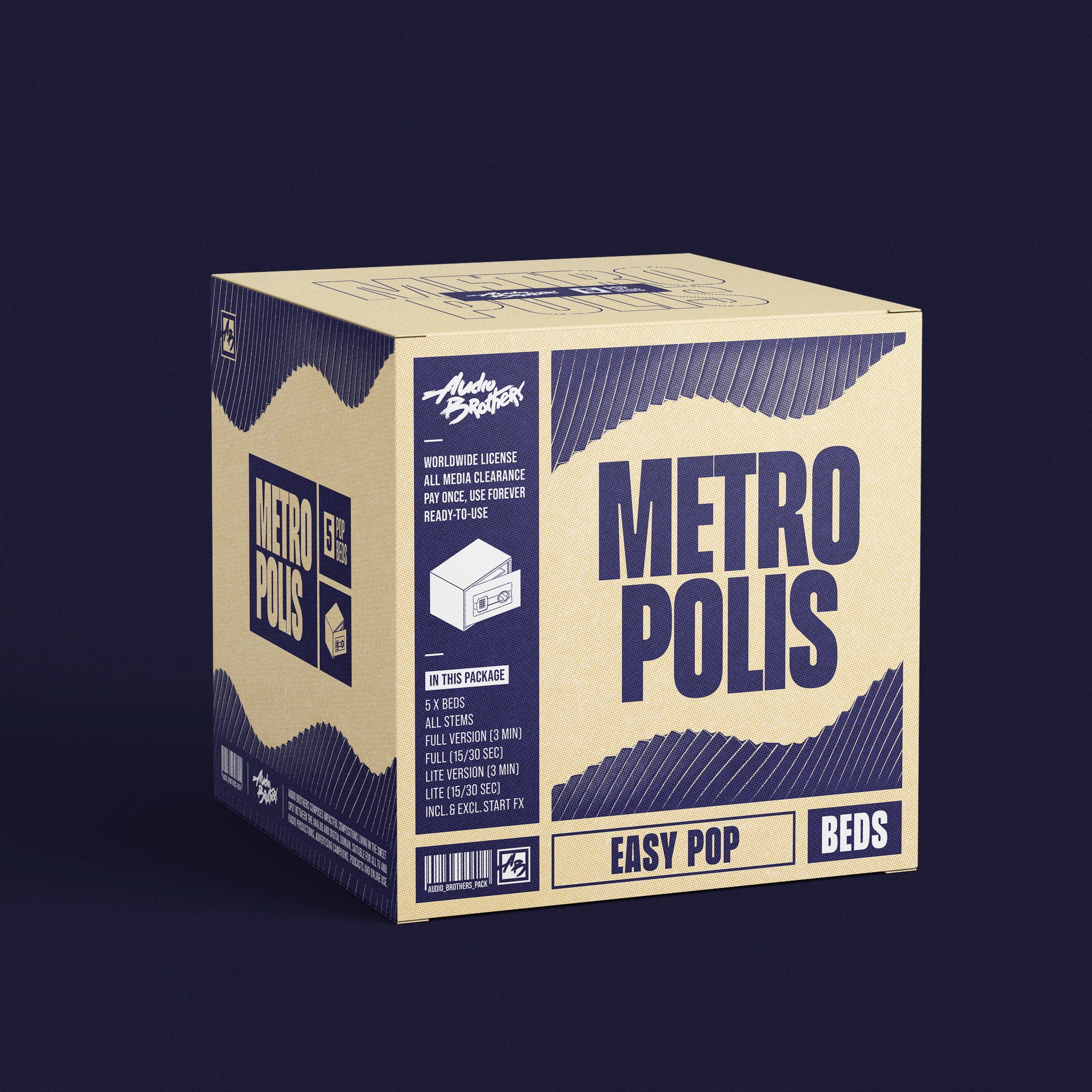 5x Music Beds (Easy Pop) - Metropolis