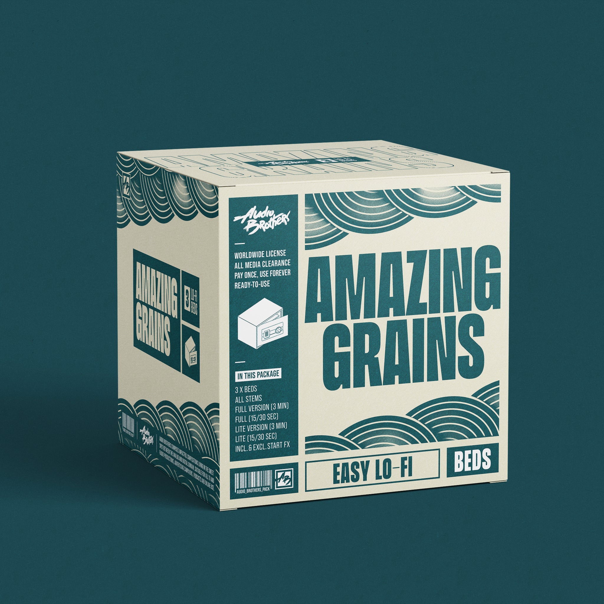 3x MUSIC BEDS (EASY LO FI) - AMAZING GRAINS