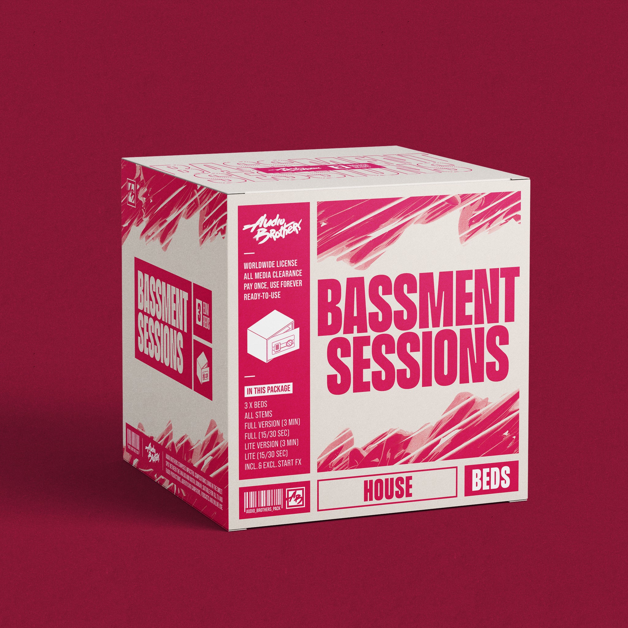 3x MUSIC BEDS (HOUSE) - BASSMENT SESSIONS