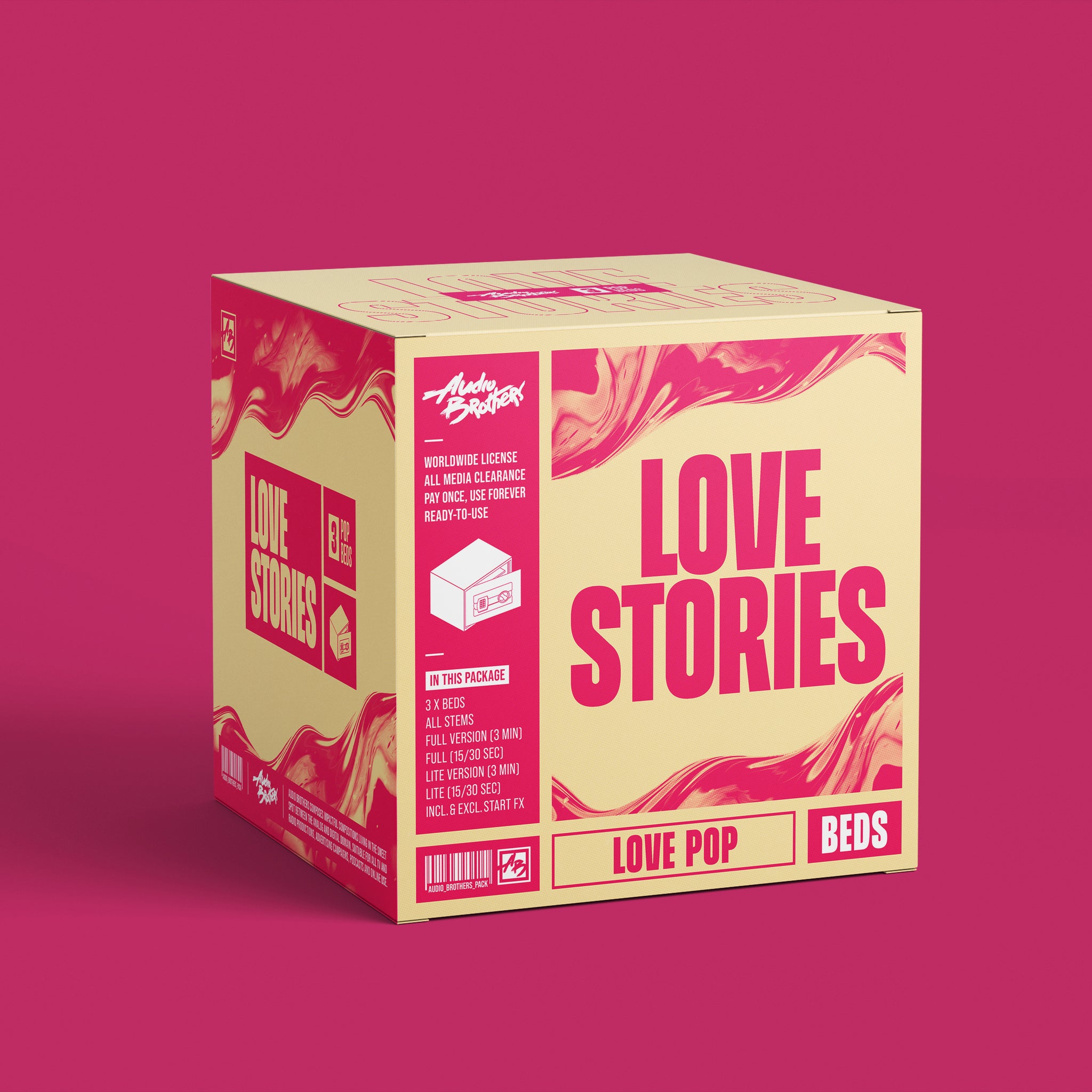 3 x Music Beds - LOVE STORIES
