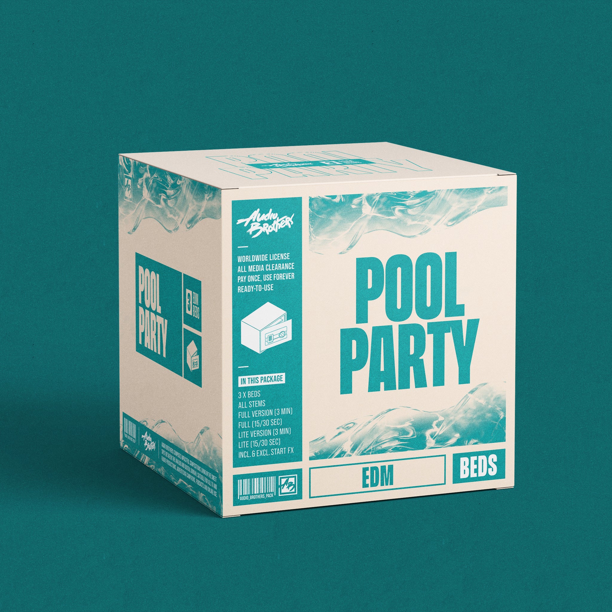 3x MUSIC BEDS (EDM) - POOL PARTY