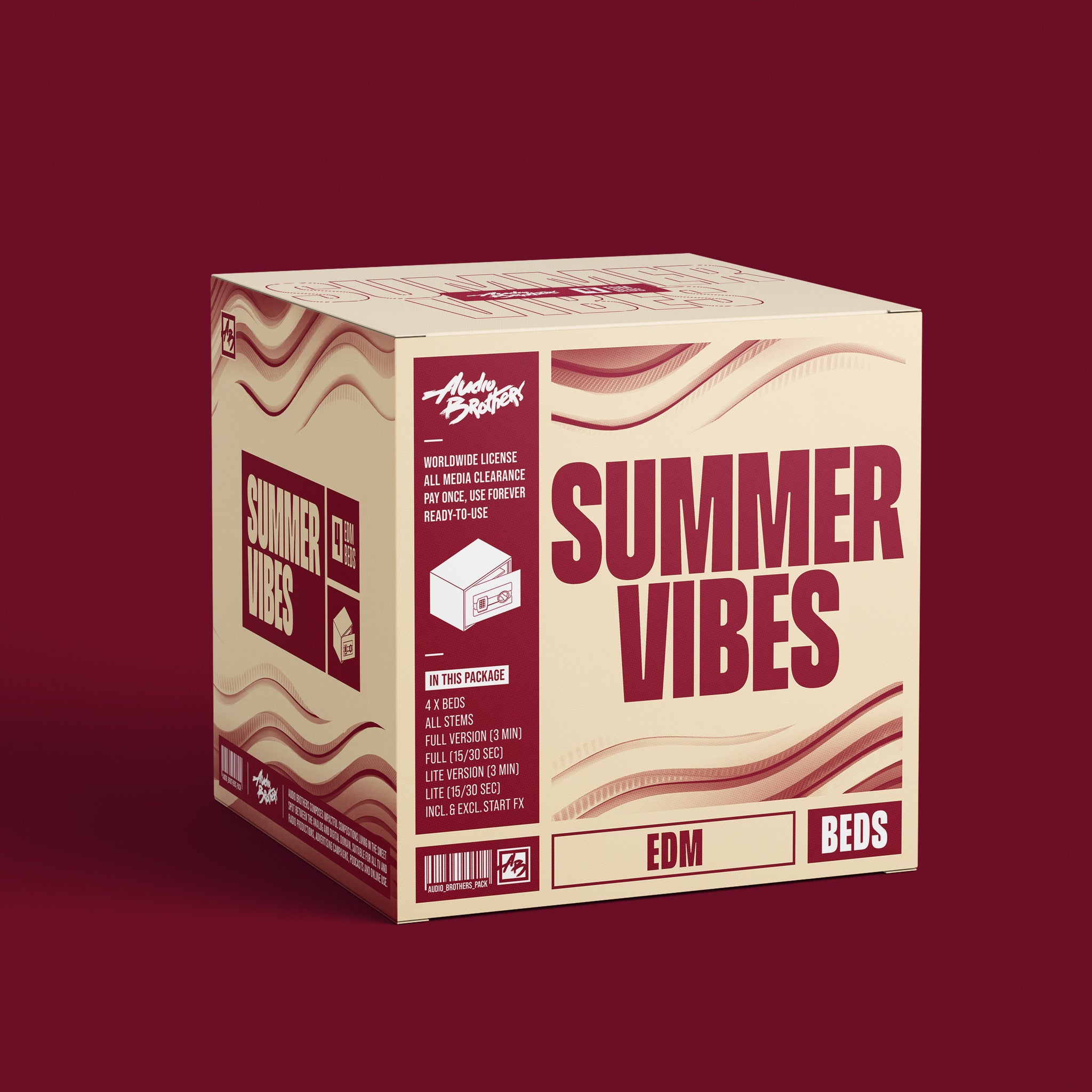4 x Music Beds - SUMMER VIBES (EDM)